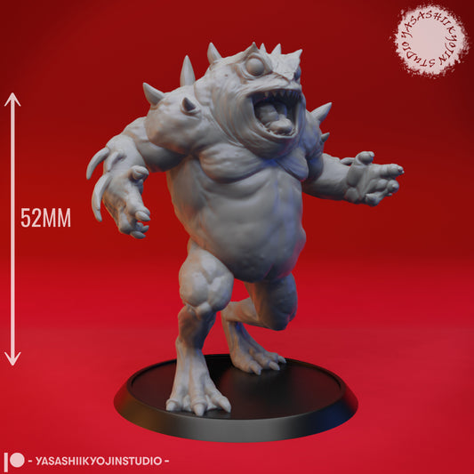 Slaad - Death - 3D Printed Mini for Tabletop Gaming, Dungeons and Dragons, Pathfinder, Kings of War and other RPG's