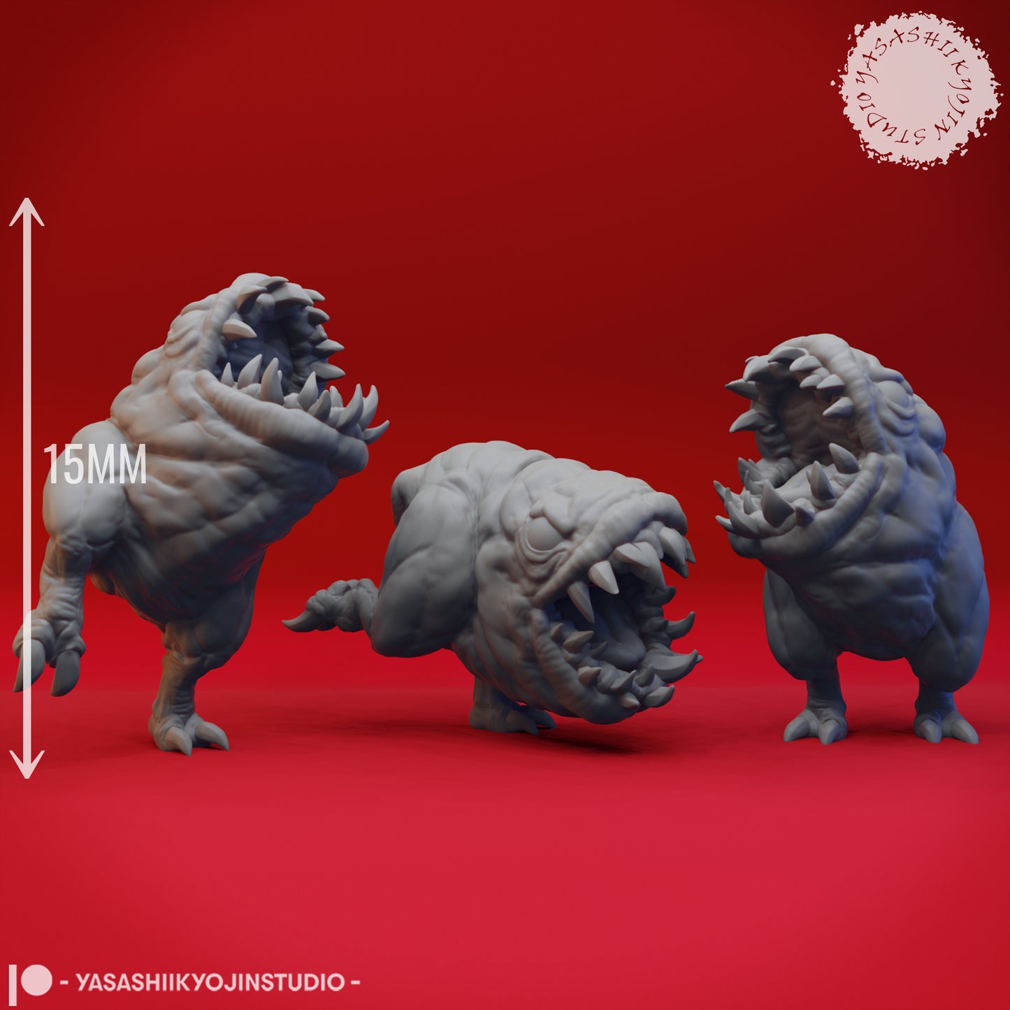 Sorrowsworn Mob - Bundle - 3D Printed Mini for Tabletop Gaming, Dungeons and Dragons, Pathfinder, Kings of War and other RPG's