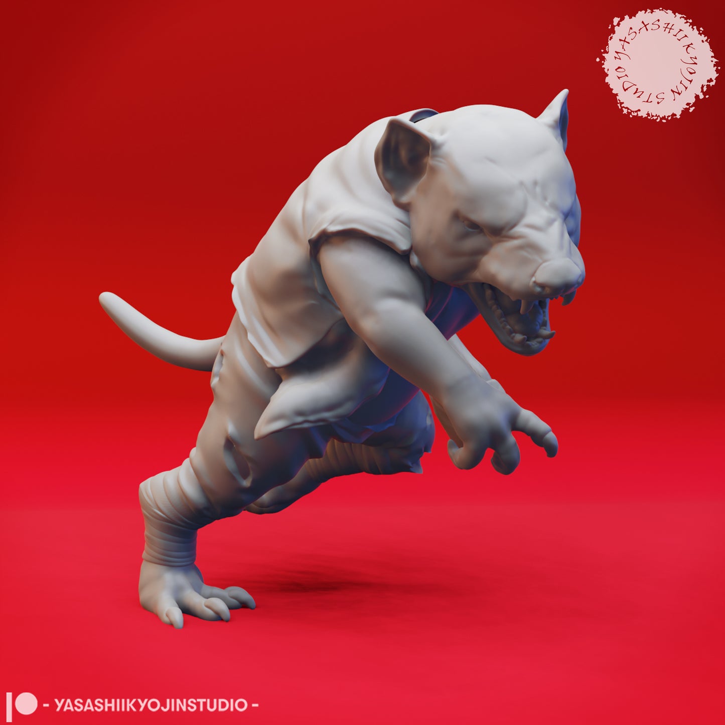 Tassie-folk - 3D Printed Mini for Tabletop Gaming, Dungeons and Dragons, Pathfinder, Kings of War and other RPG's