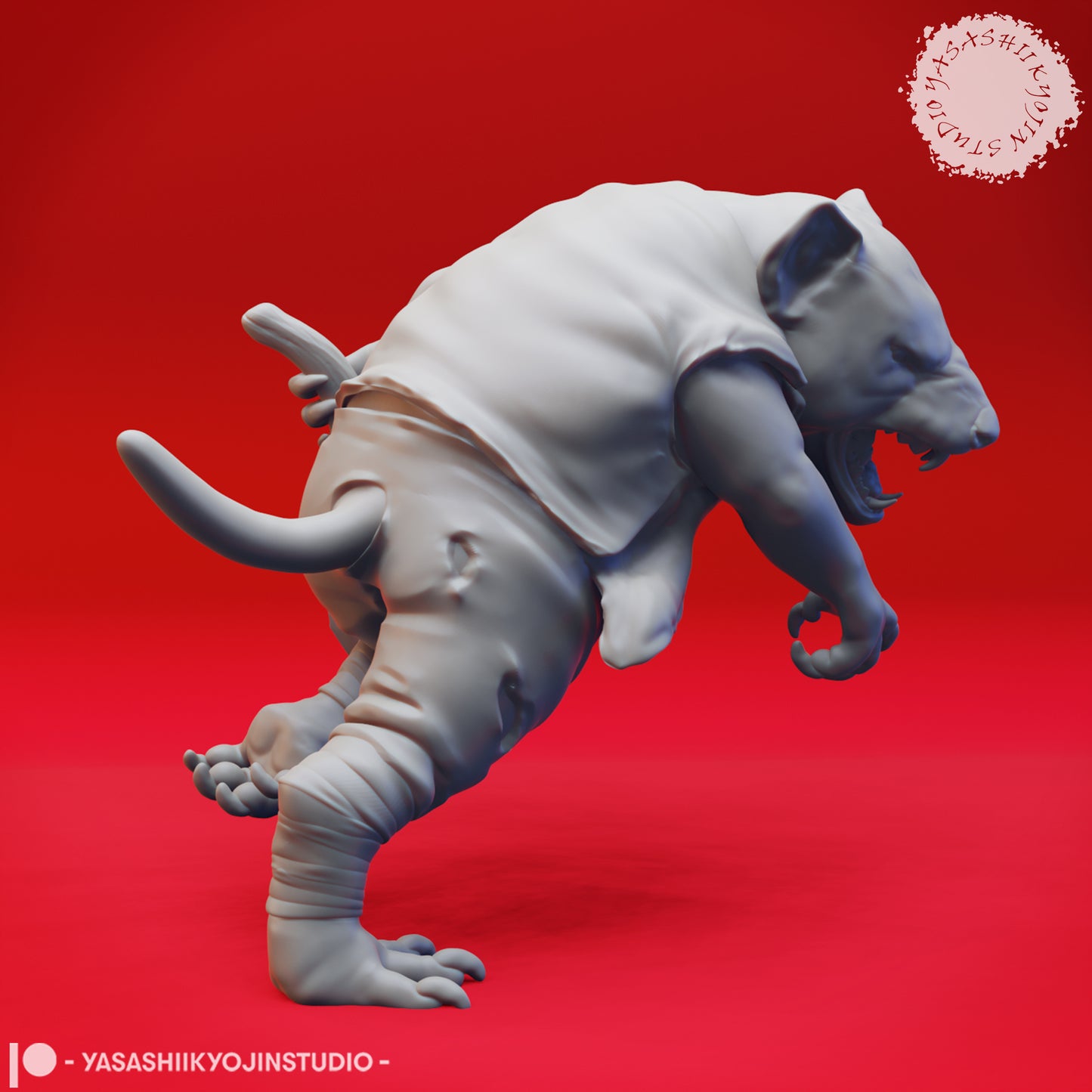 Tassie-folk - 3D Printed Mini for Tabletop Gaming, Dungeons and Dragons, Pathfinder, Kings of War and other RPG's