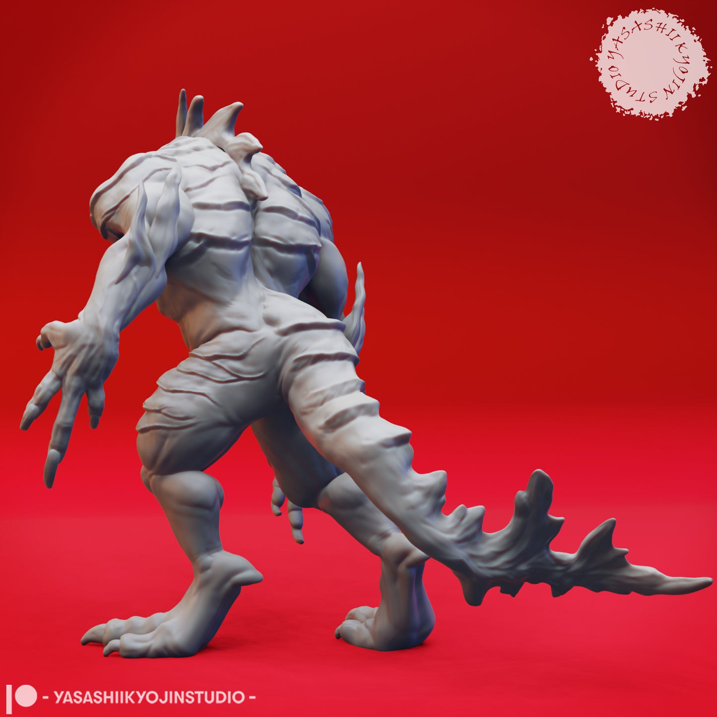 Troglodyte - Lurking Tabletop Miniature (Pre-Supported STL)