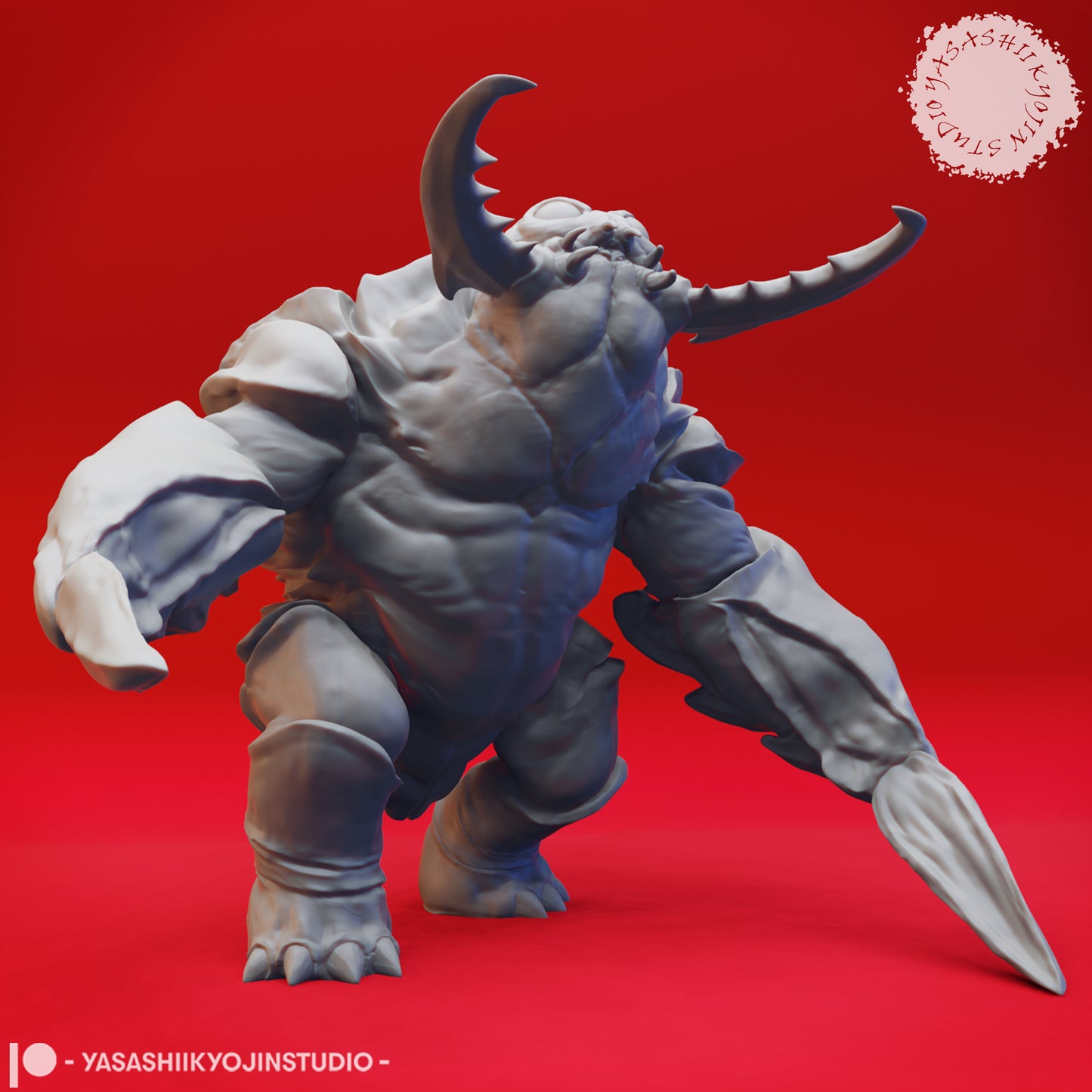 Umber Hulk - Screeching - 3D Printed Mini for Tabletop Gaming, Dungeons and Dragons, Pathfinder, Kings of War and other RPG's