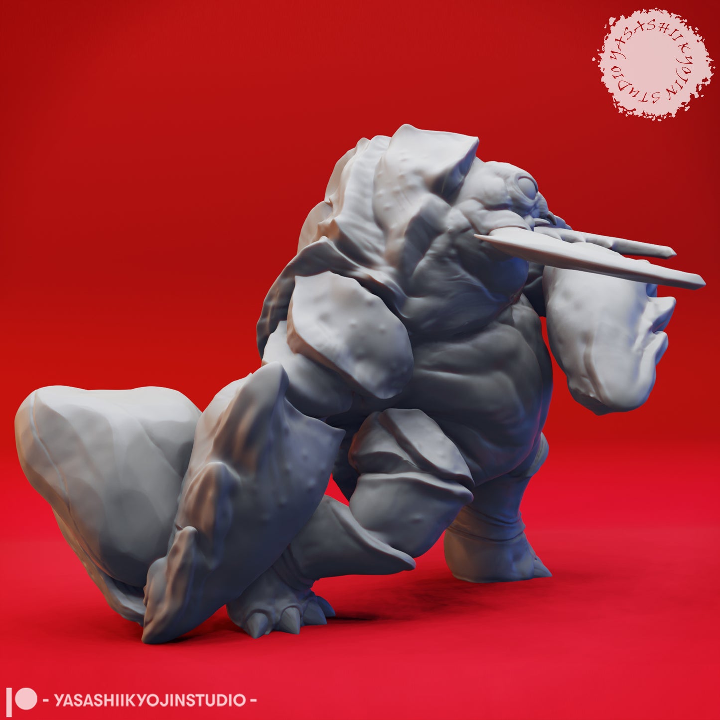 Umber Hulk - Lobbing - Tabletop Miniature (Pre-Supported STL)