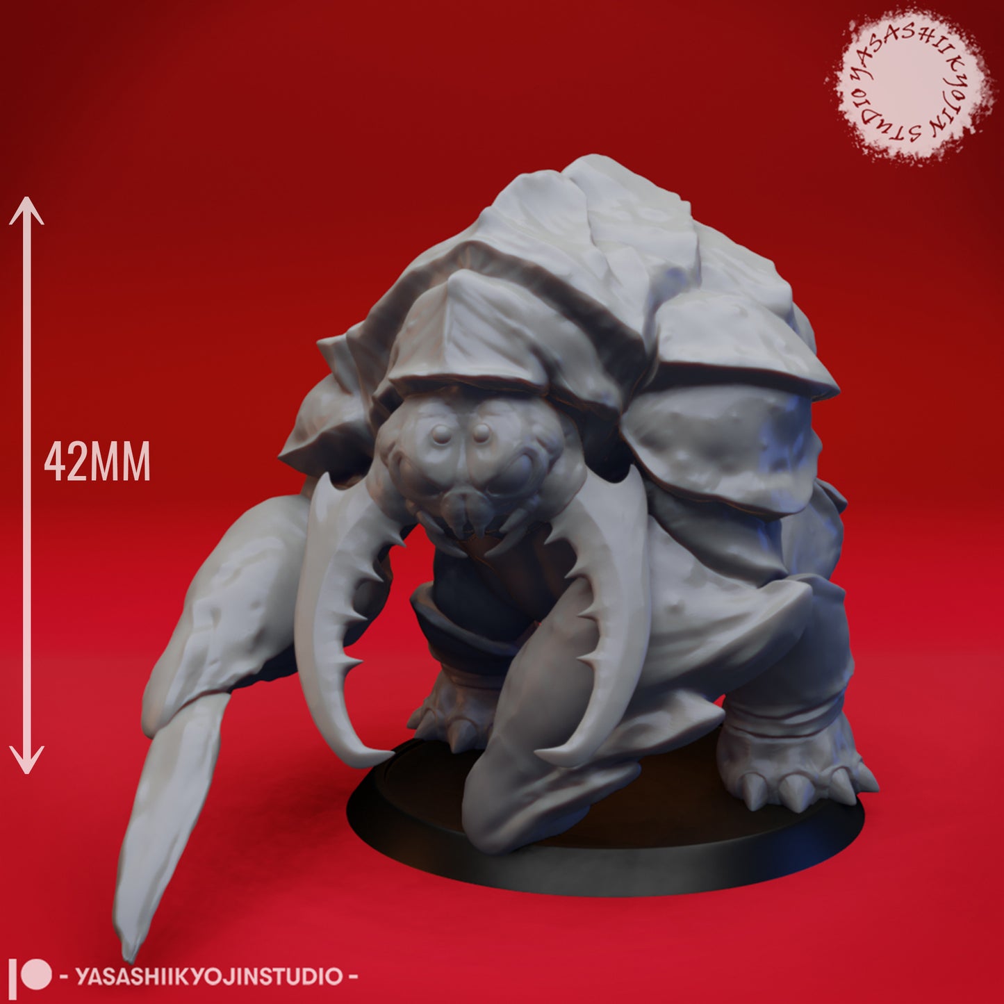 Umber Hulk - Stalking - 3D Printed Mini for Tabletop Gaming, Dungeons and Dragons, Pathfinder, Kings of War and other RPG's