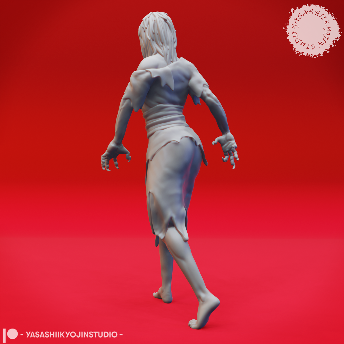 Vampire Spawn - Stalking - 3D Printed Minis for Tabletop Gaming, Dungeons and Dragons, Pathfinder, Kings of War and other RPG's