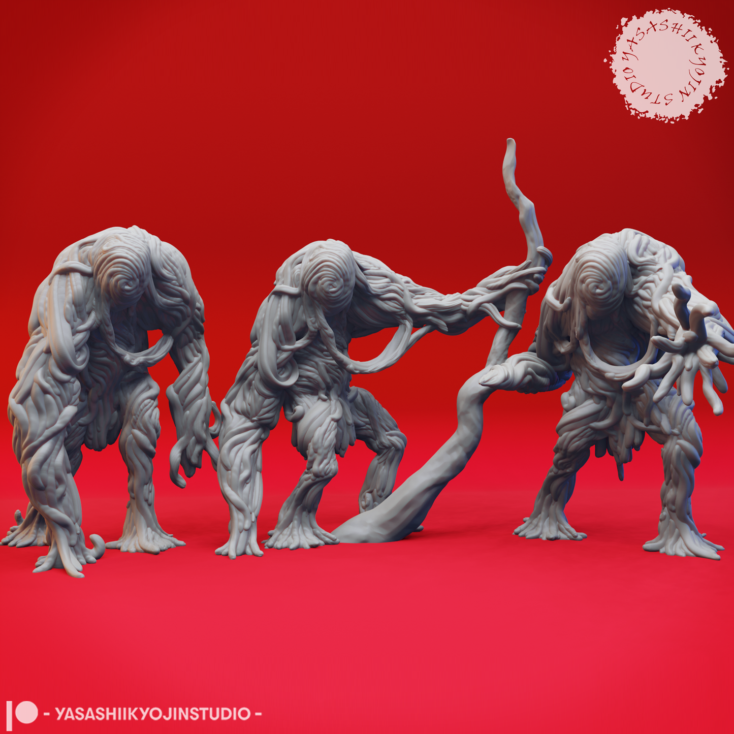 Vine Blights - Bundle - 3D Printed Minis for Tabletop Gaming, Dungeons and Dragons, Pathfinder, Kings of War and other RPG's