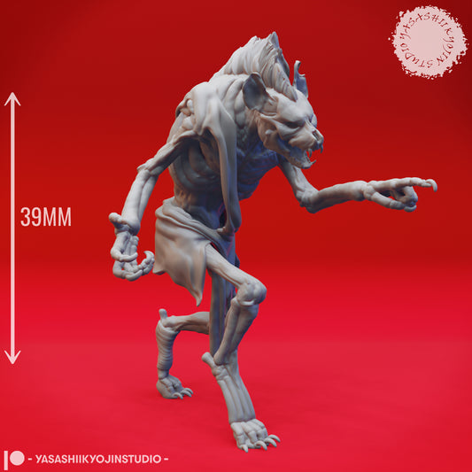 Witherling - Pointing - 3D Printed Mini for Tabletop Gaming, Dungeons and Dragons, Pathfinder, Kings of War and other RPG's