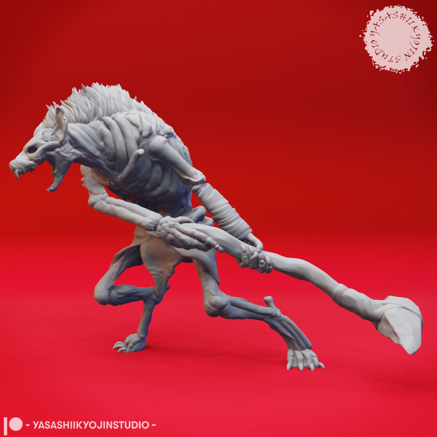 Witherling - Attacking - 3D Printed Mini for Tabletop Gaming, Dungeons and Dragons, Pathfinder, Kings of War and other RPG's