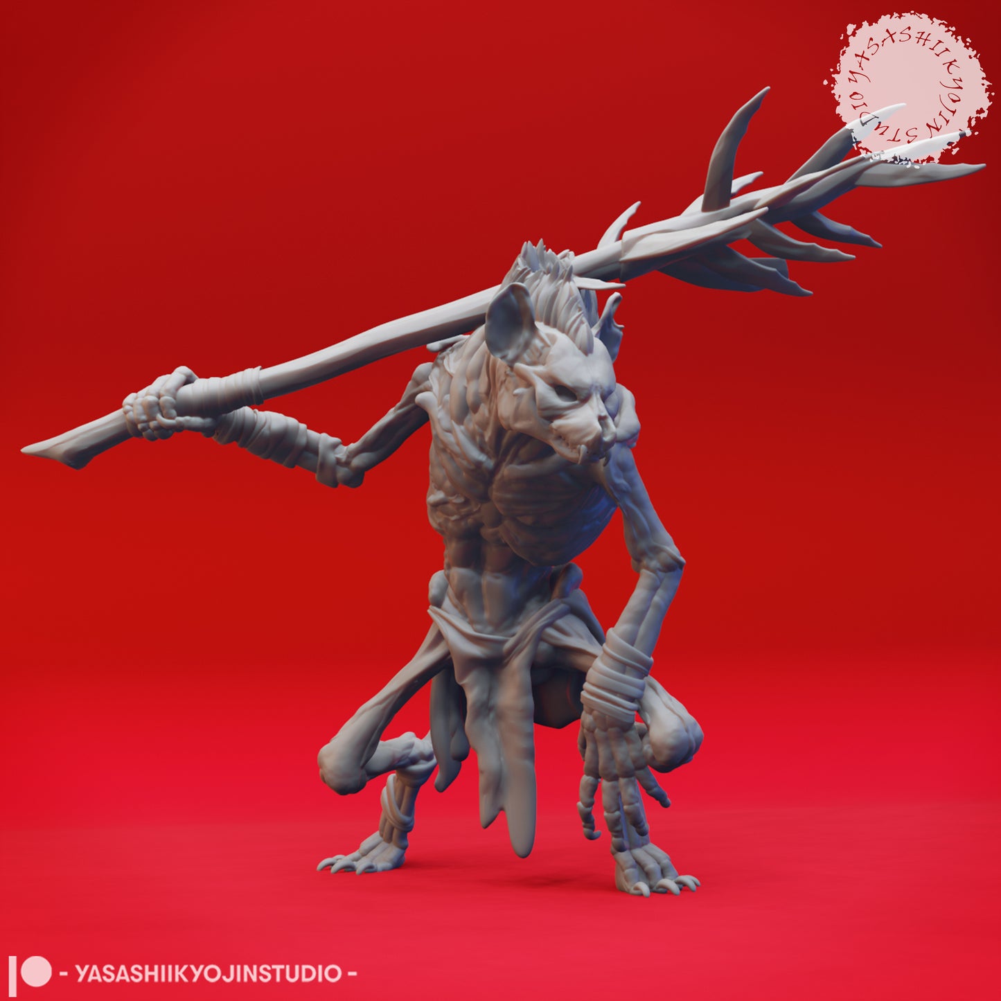 Witherling - Watching - 3D Printed Mini for Tabletop Gaming, Dungeons and Dragons, Pathfinder, Kings of War and other RPG's