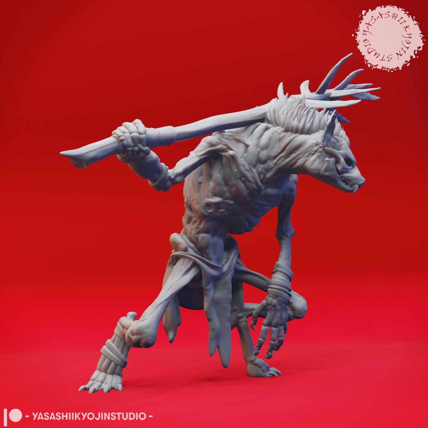 Witherling - Watching - 3D Printed Mini for Tabletop Gaming, Dungeons and Dragons, Pathfinder, Kings of War and other RPG's