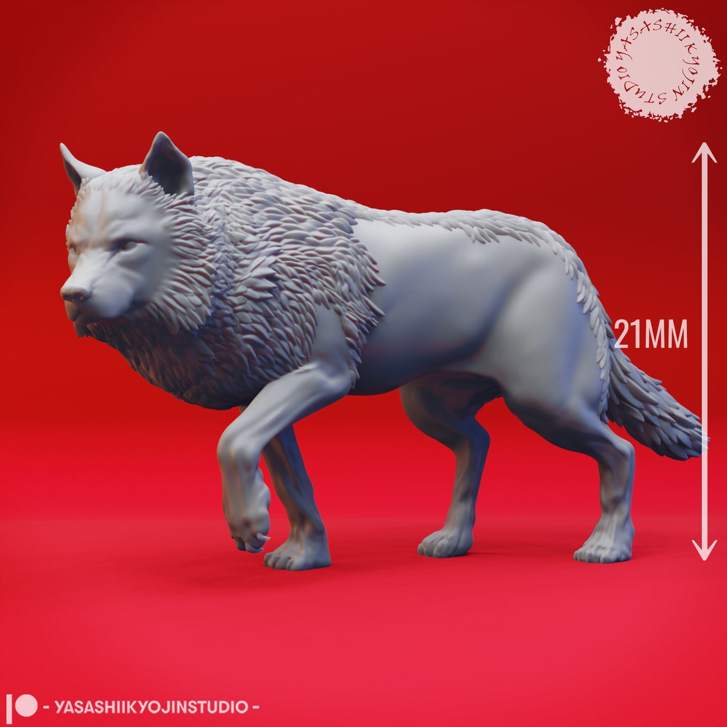 Wolf Pack - Bundle - 3D Printed Mini for Tabletop Gaming, Dungeons and Dragons, Pathfinder, Kings of War and other RPG's