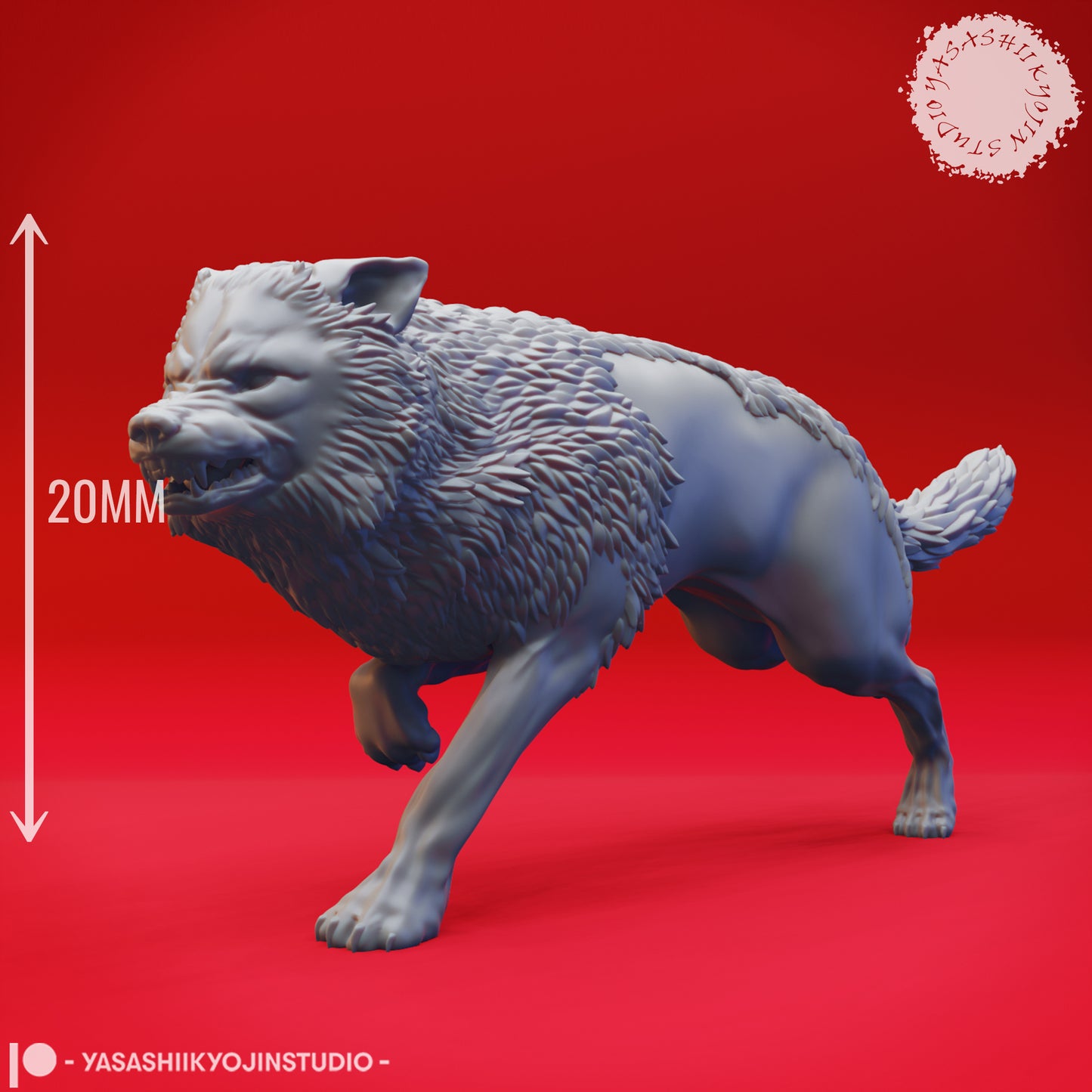 Wolf Pack - Bundle - 3D Printed Mini for Tabletop Gaming, Dungeons and Dragons, Pathfinder, Kings of War and other RPG's