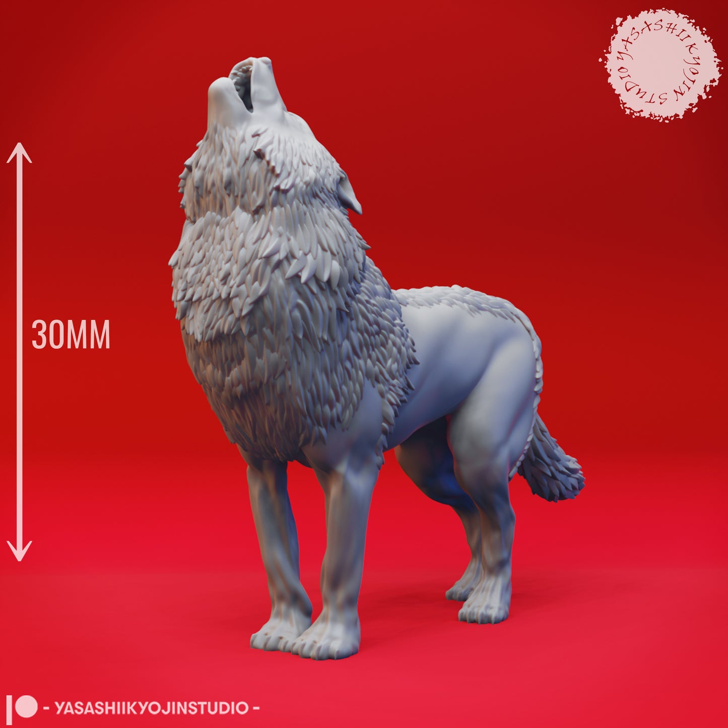 Wolf Pack - Bundle - 3D Printed Mini for Tabletop Gaming, Dungeons and Dragons, Pathfinder, Kings of War and other RPG's