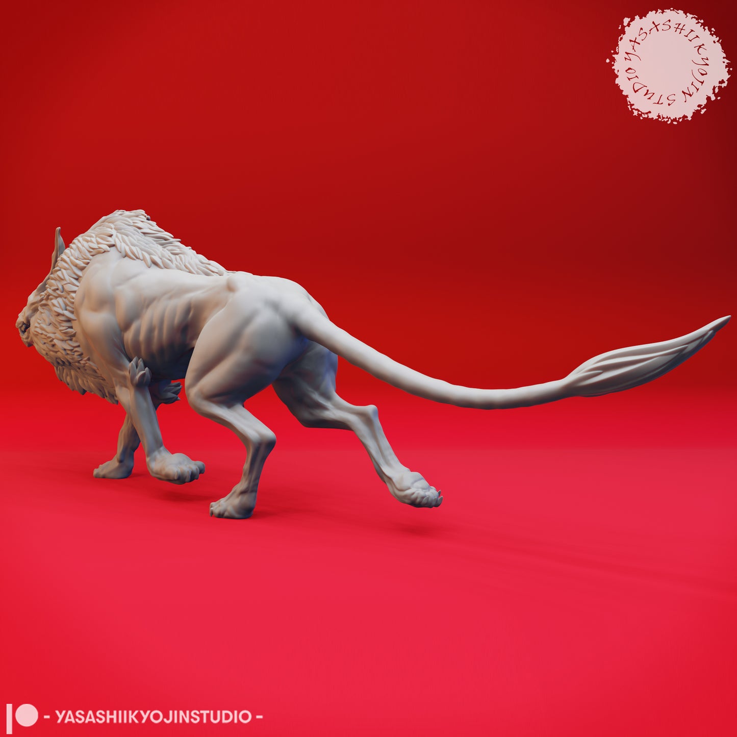 Worg - Neutral - 3D Printed Mini for Tabletop Gaming, Dungeons and Dragons, Pathfinder, Kings of War and other RPG's