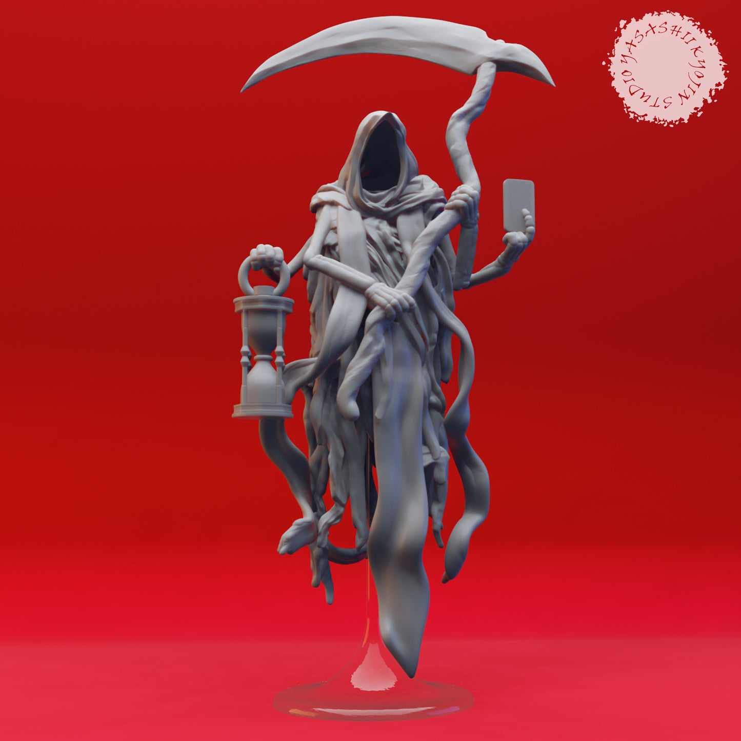 Wraith - Reaper - 3D Printed Mini for Tabletop Gaming, Dungeons and Dragons, Pathfinder, Kings of War and other RPG's