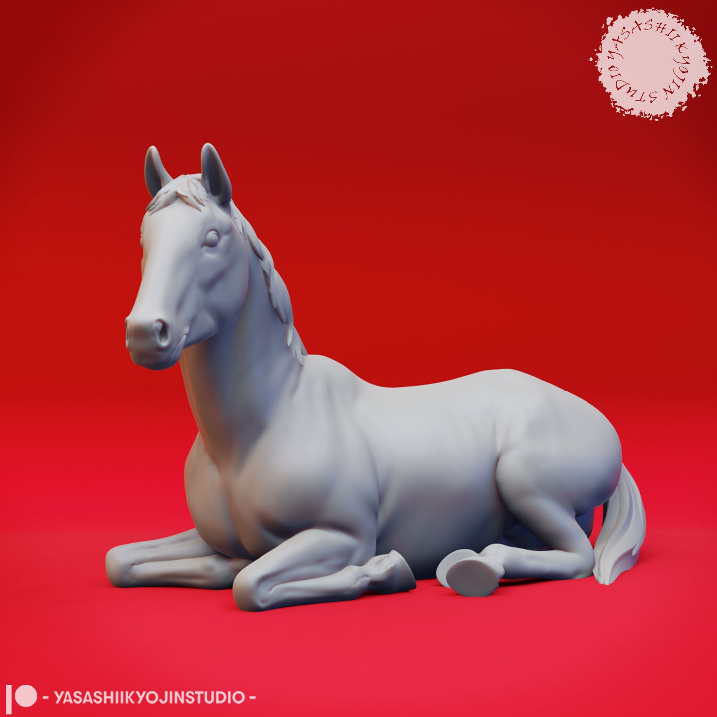 Horses and Unicorns - Tabletop Props (Pre-Supported STL)