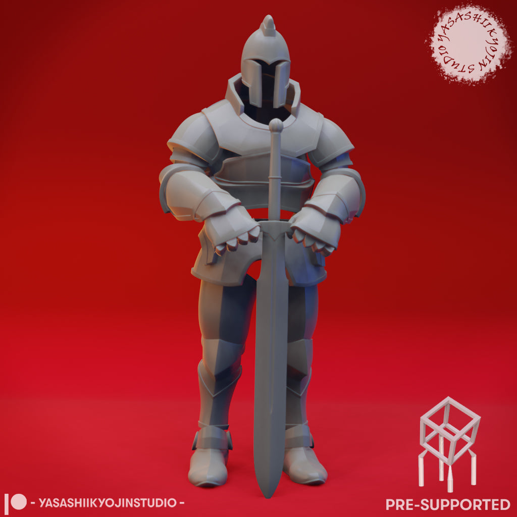 Animated Armour - Tabletop Miniature (Pre-Supported STL)