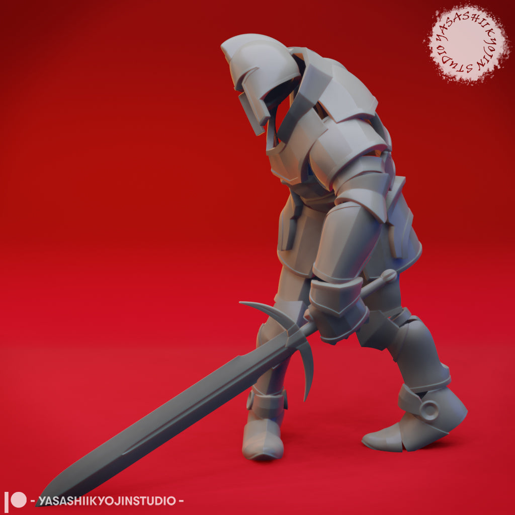 Animated Armor - Tabletop Miniature STL