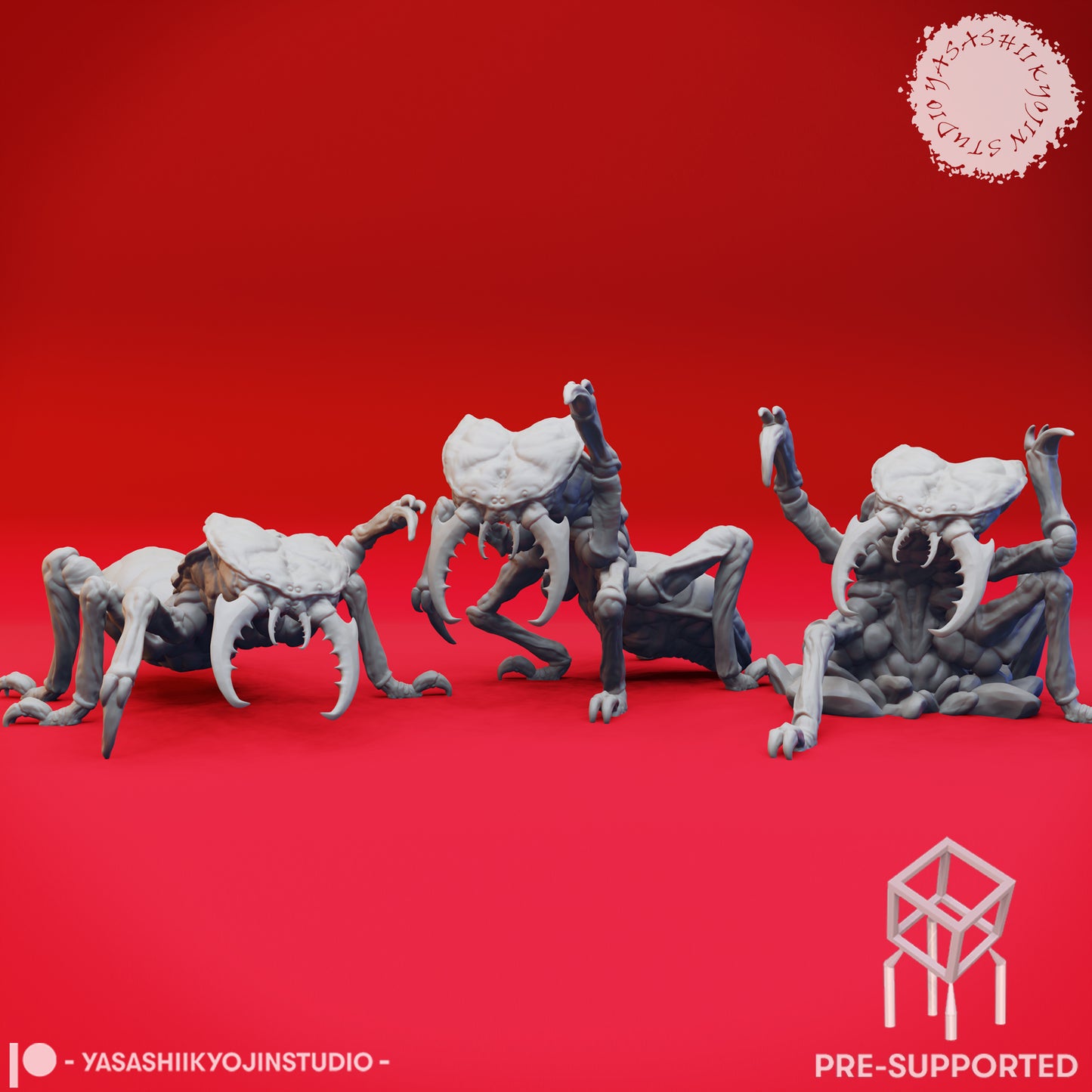 Ankheg Colony - Tabletop Miniatures (Pre-Supported STL)