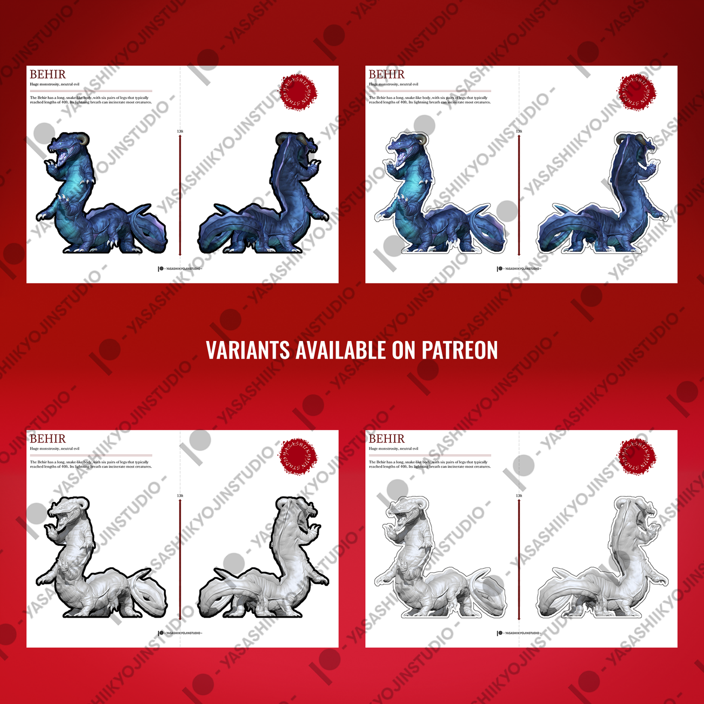 Behir - Paper Mini Sample