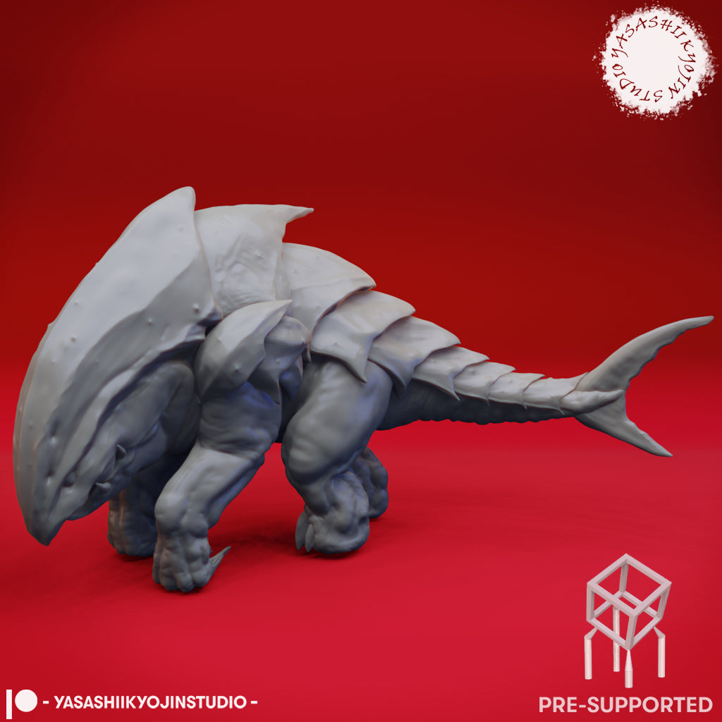 Bulette - Tabletop Miniature (Pre-Supported STL)