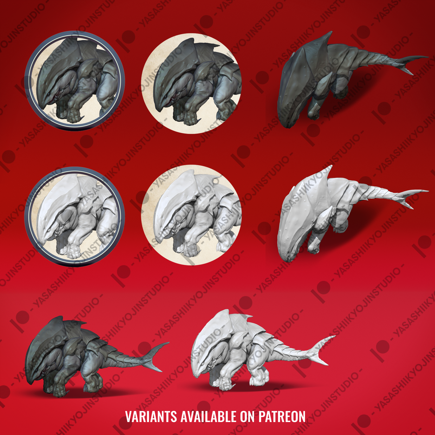 Land Shark - VTT Token Sample