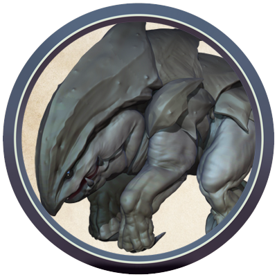 Land Shark - VTT Token Sample