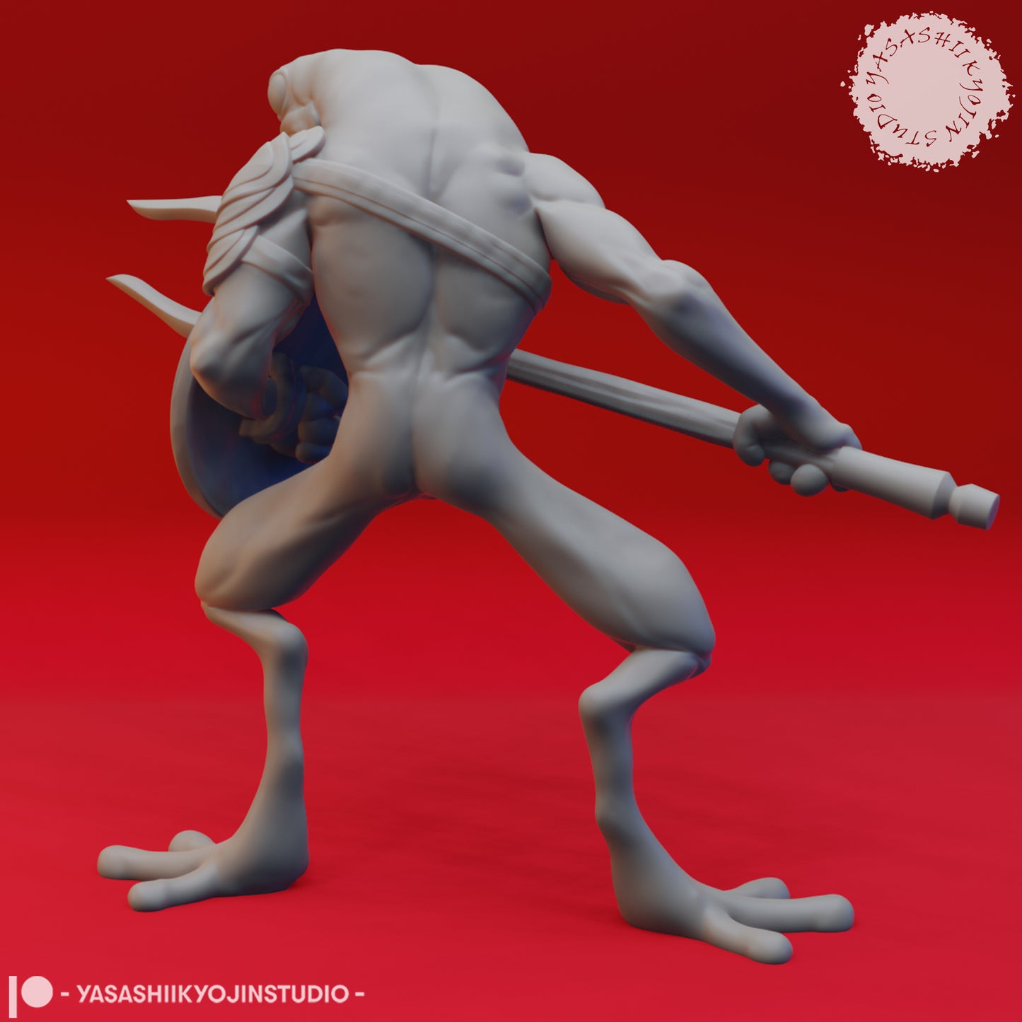 Bullywug - Tabletop Miniature STL