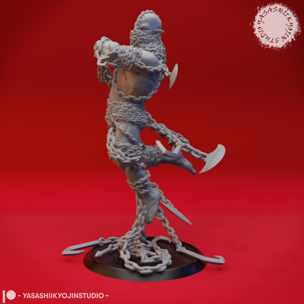 Chain Devil - Tabletop Miniature (Pre-Supported STL)