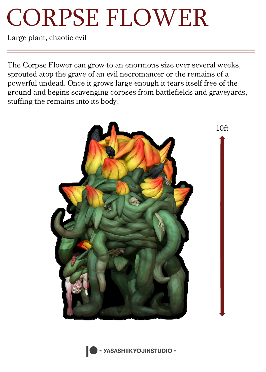 Corpse Flower - Paper Mini Sample