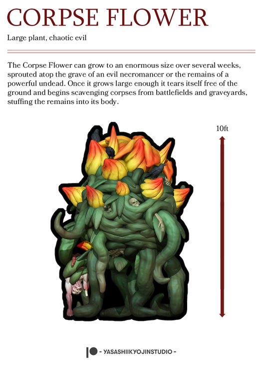 Corpse Flower - Paper Mini Sample