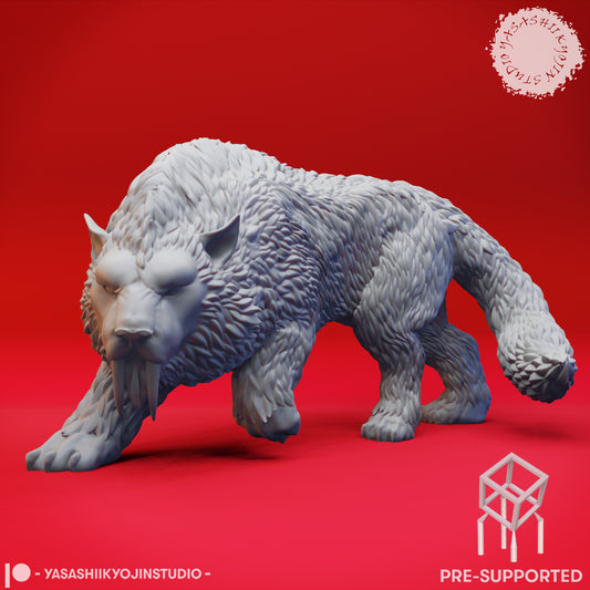Crag Cat - Tabletop Miniature (Pre-Supported STL)