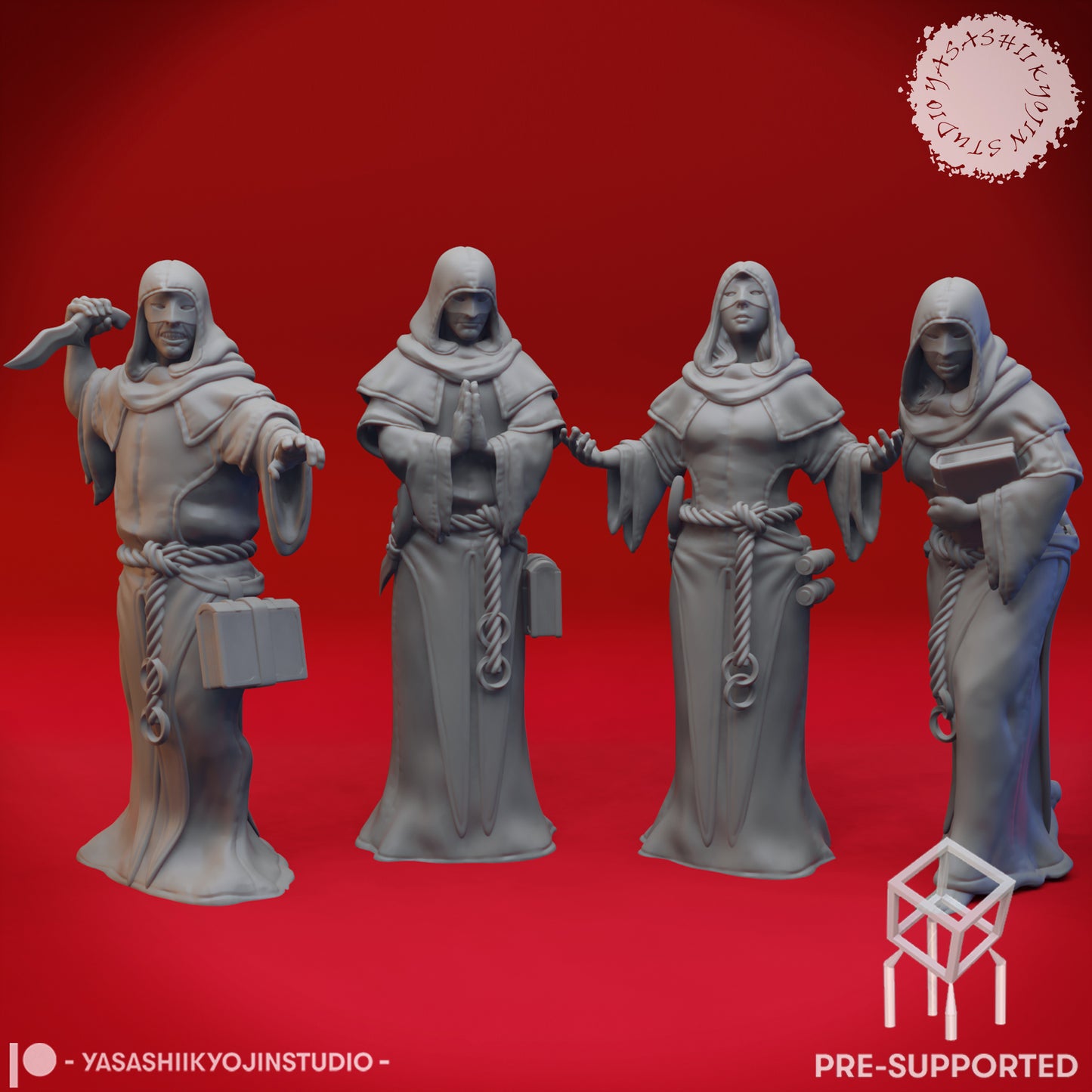 Cultist Clan - Tabletop Miniatures (Pre-Supported STL)