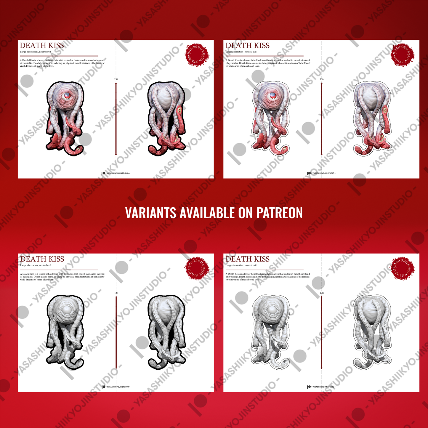 Blood Tyrant - Paper Mini Sample