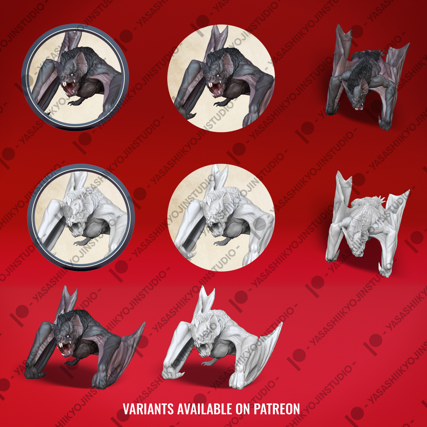 Dire Bat - VTT Token Sample