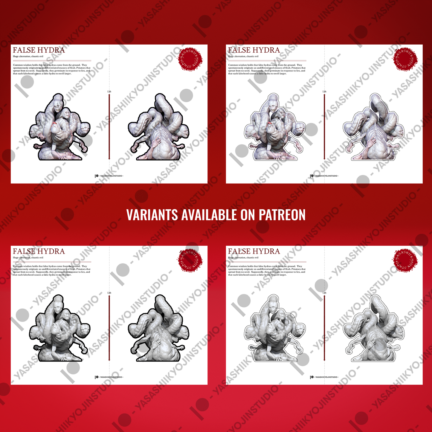 False Hydra - Paper Mini Sample