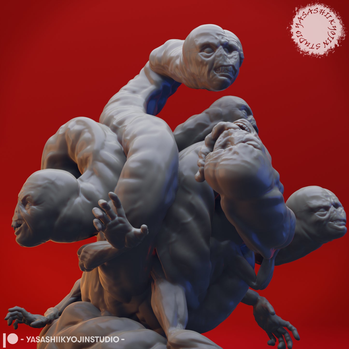 False Hydra - Tabletop Miniature (Pre-Supported STL)