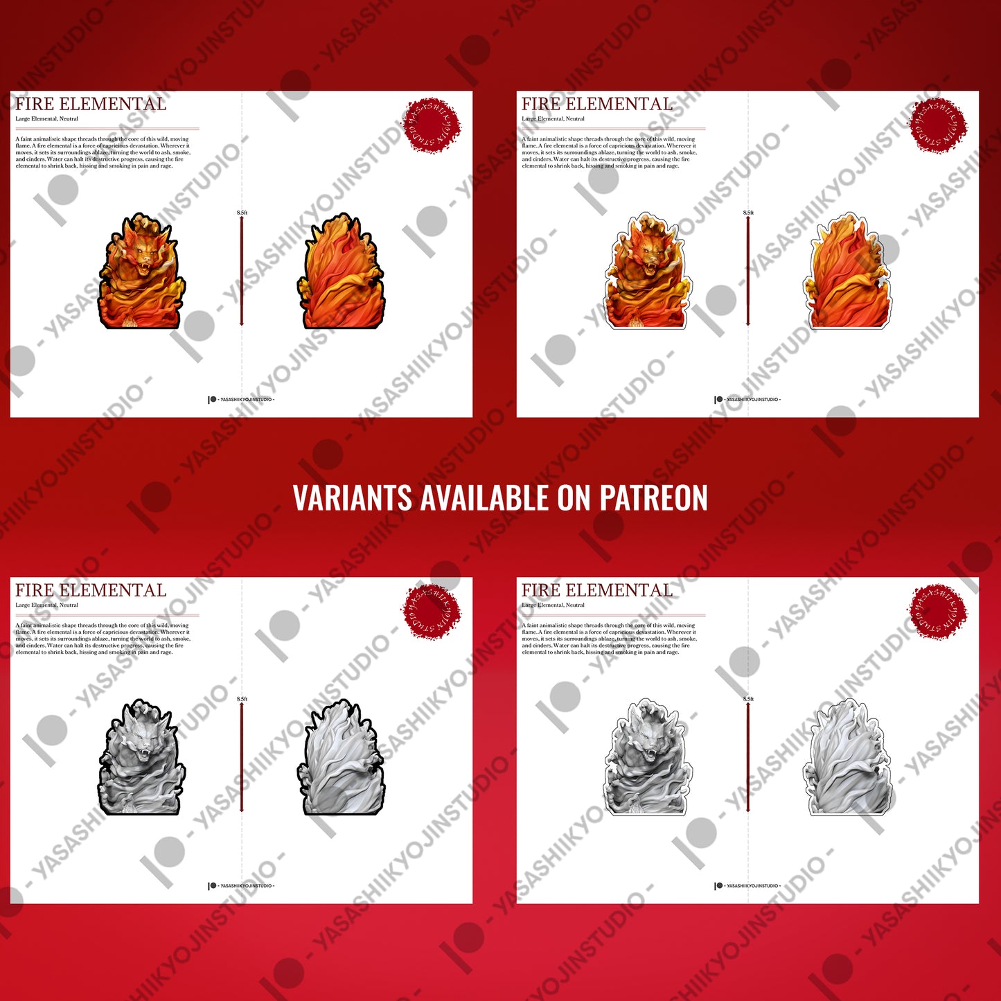 Elementals - Paper Mini Sample