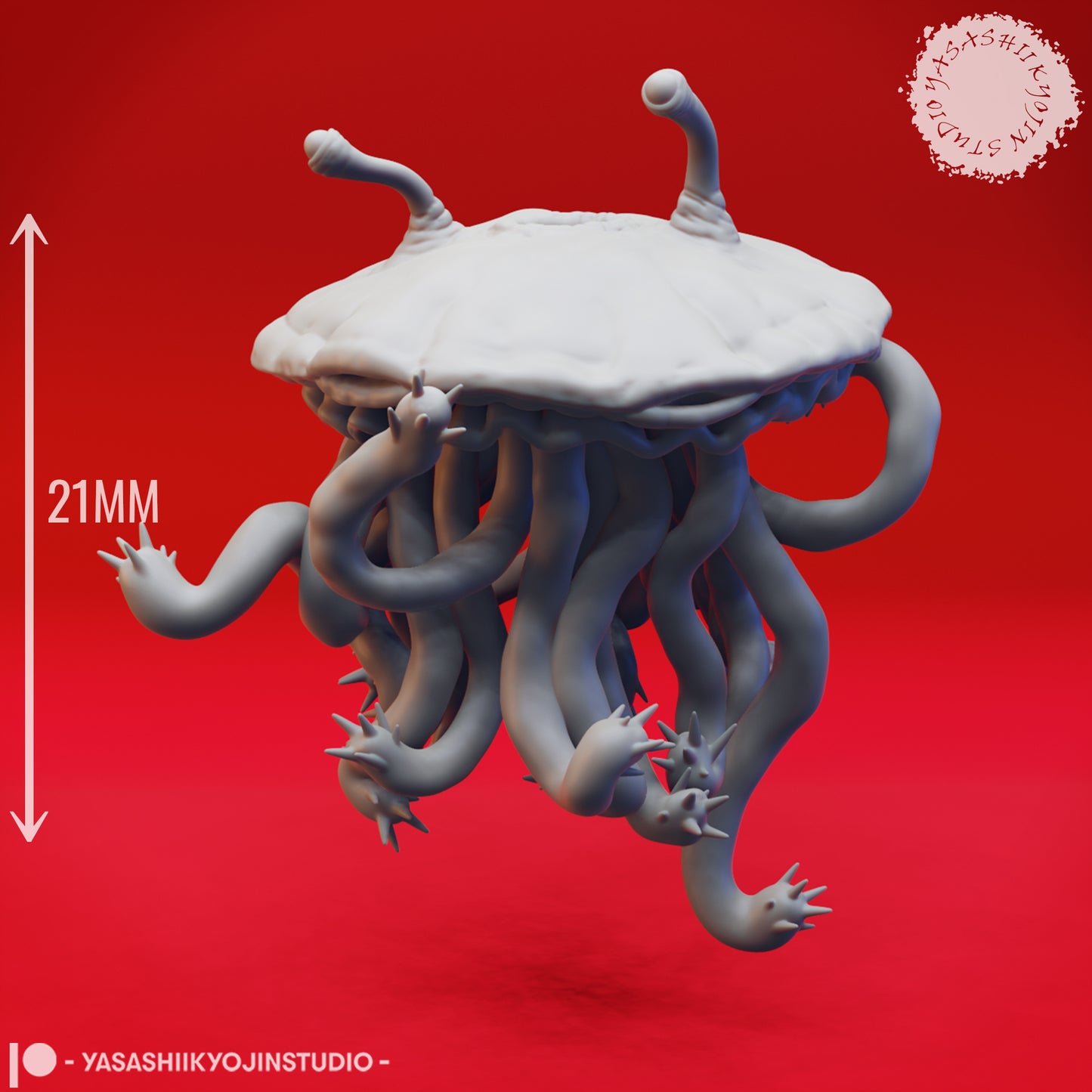 Flumph - Tabletop Miniature (Pre-Supported STL)