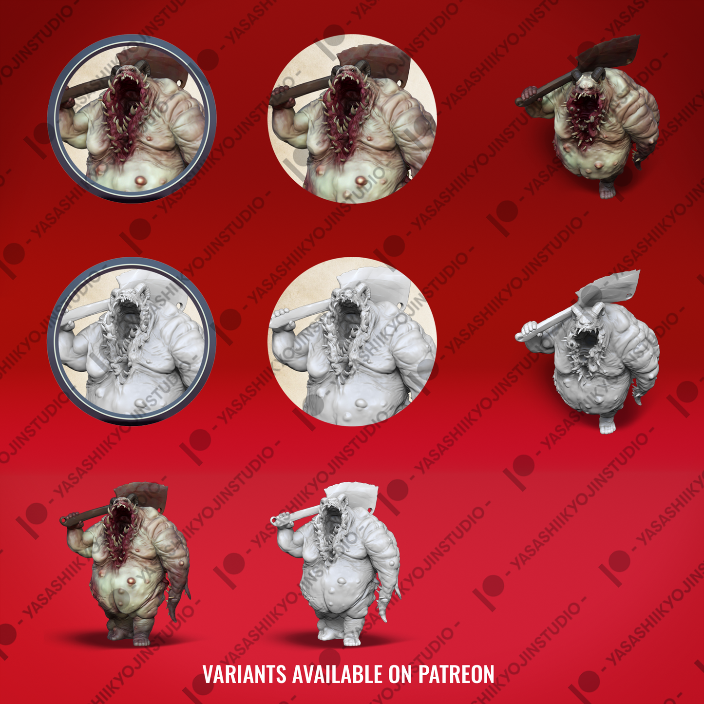 Gluttony Demon - VTT Token Sample
