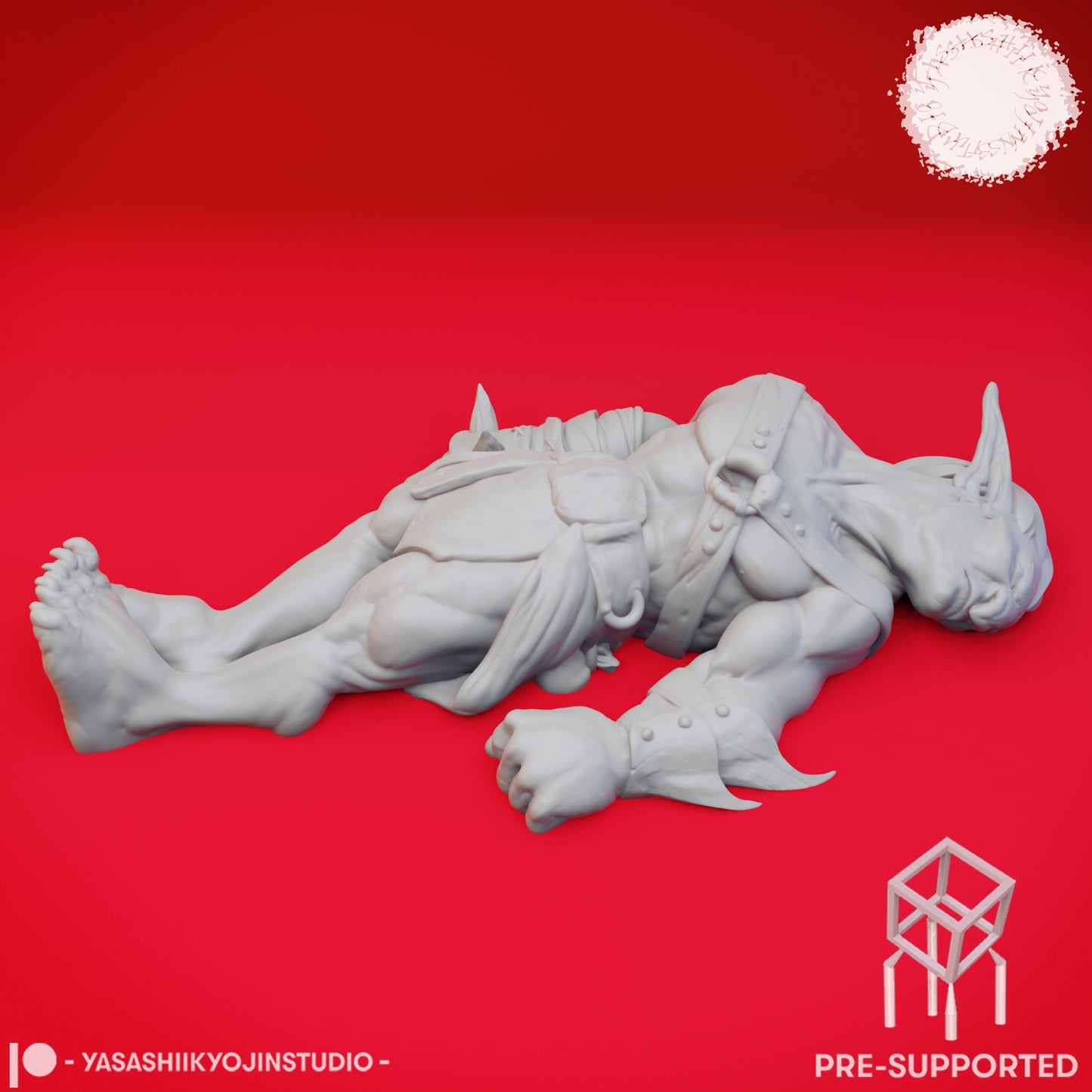 Goblin Warband - Book of Beasts - Tabletop Miniatures (Pre-Supported STL)