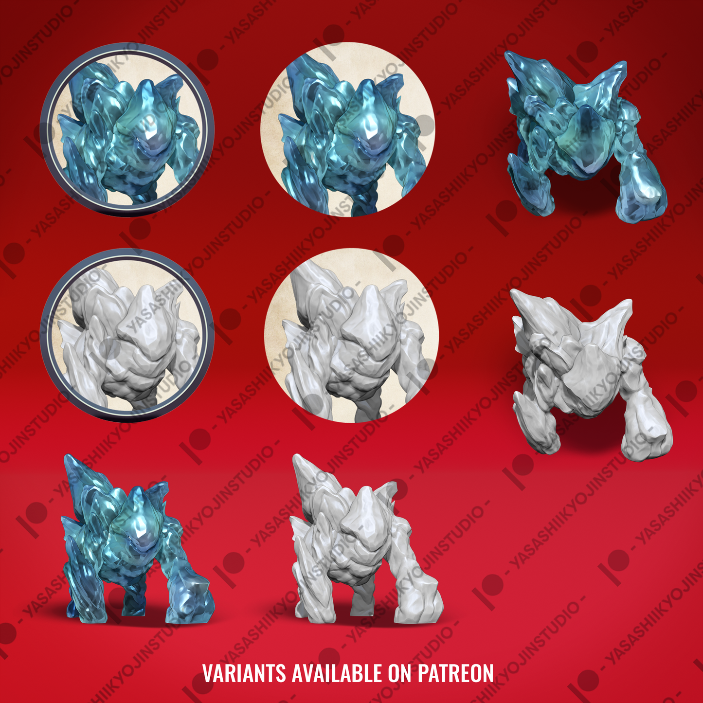 Ice Golem - VTT Token Sample