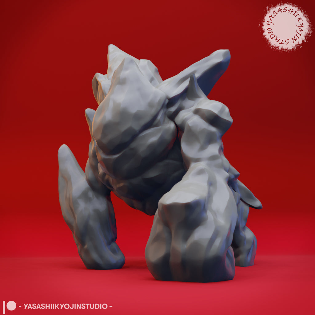 Ice Golem - Tabletop Miniature (Pre-Supported STL)