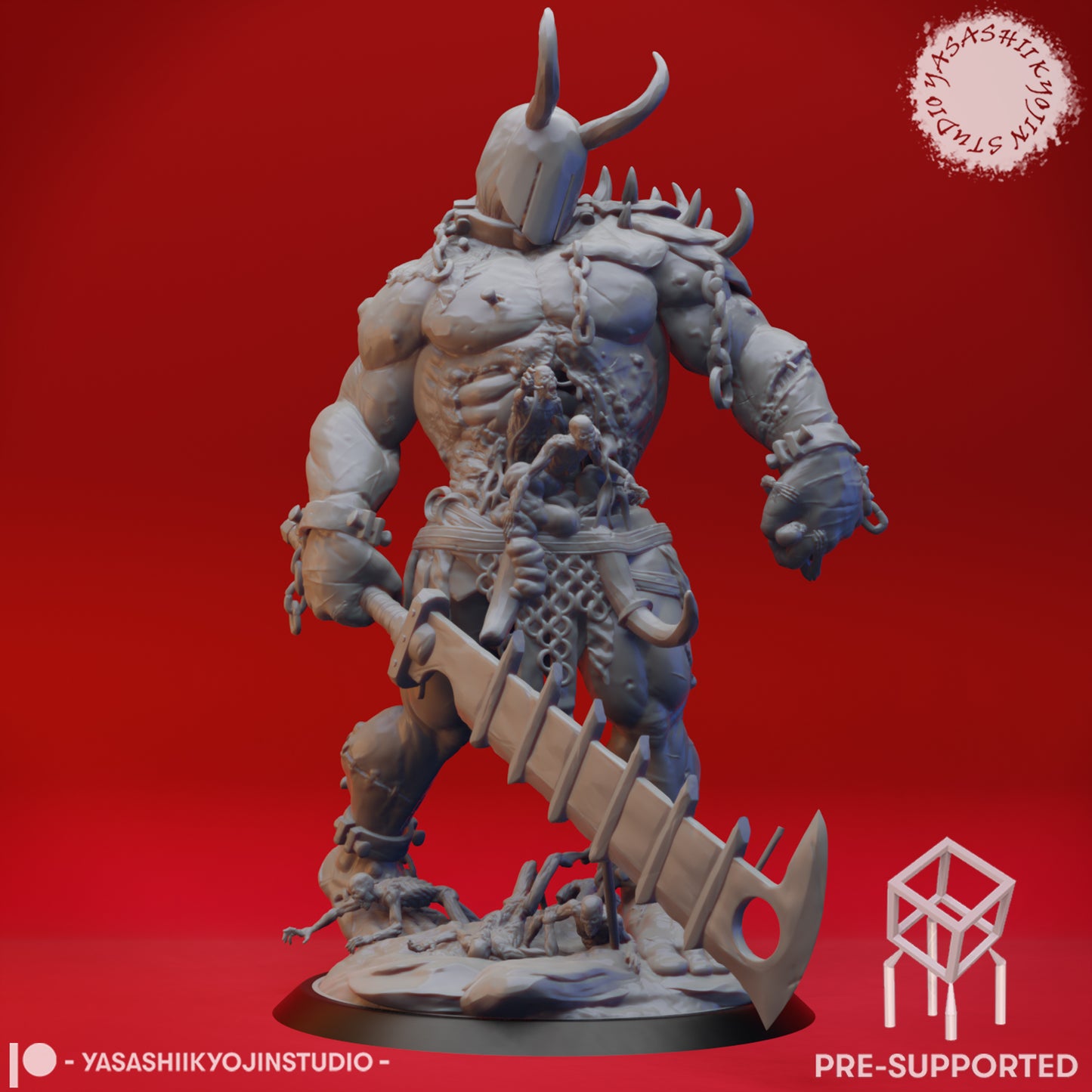Grave Titan - Tabletop Miniature (Pre-Supported STL)