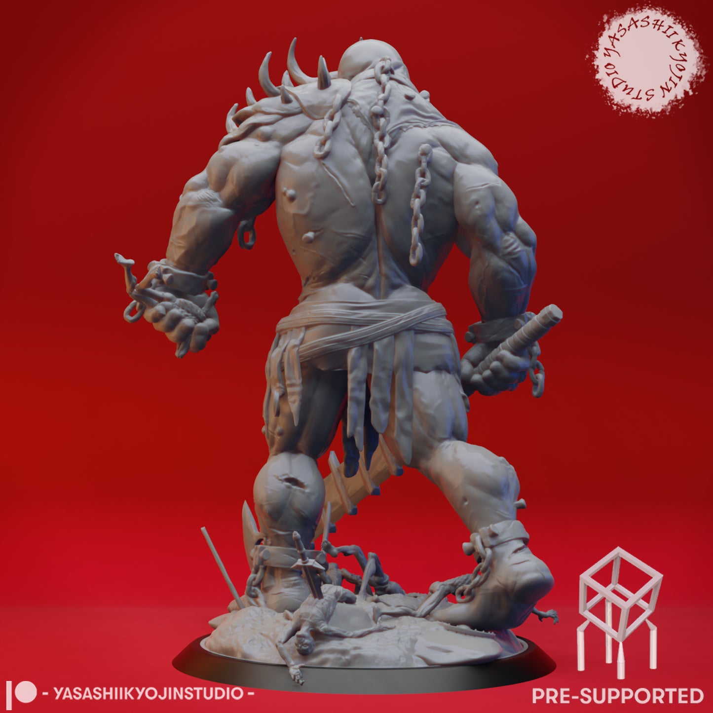 Grave Titan - Tabletop Miniature (Pre-Supported STL)
