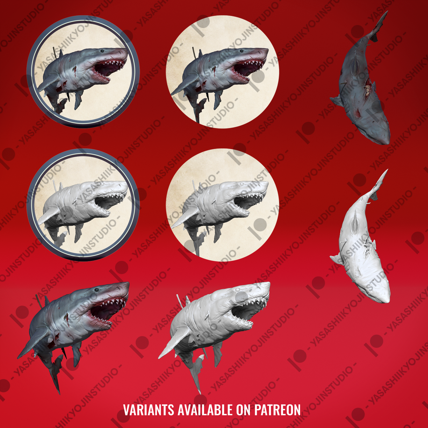 Great Wight Shark - VTT Token Sample