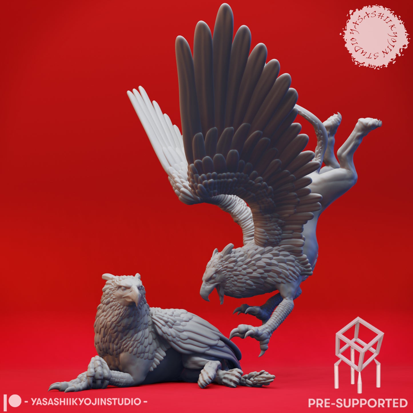 Griffin Bundle - Tabletop Miniatures (Pre-Supported STL)