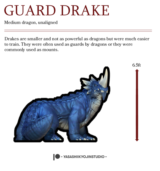 Guard Drake - Paper Mini Sample