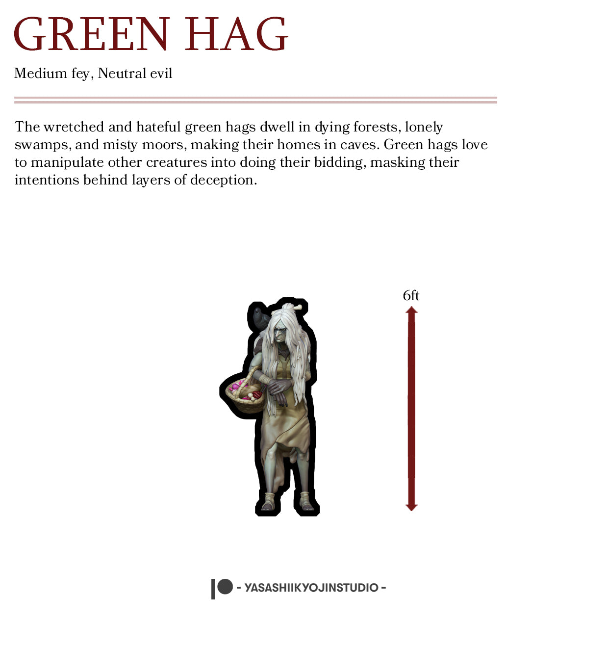 Green Hag - Paper Mini Sample