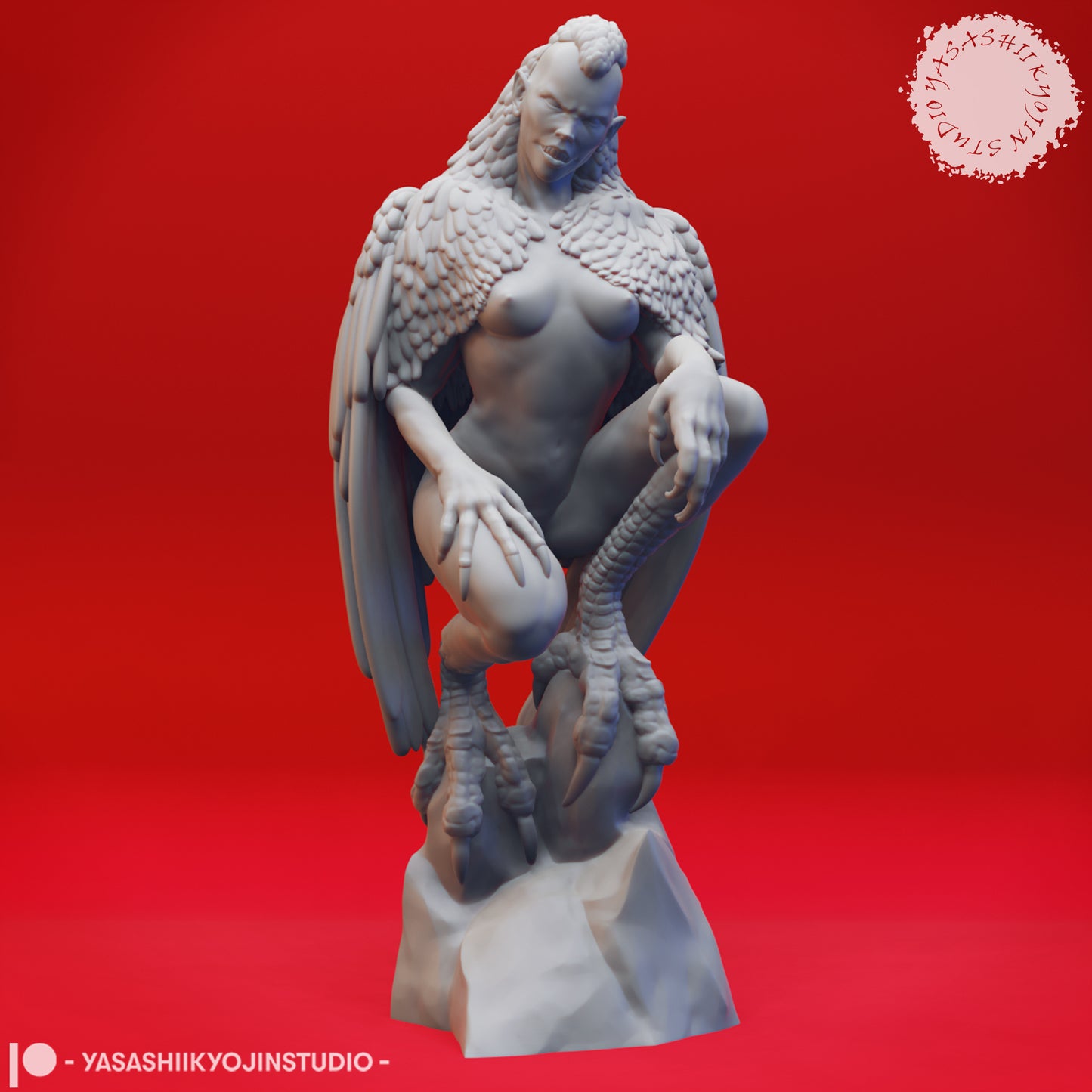 Harpy Mob - Tabletop Miniature (Pre-Supported STL)